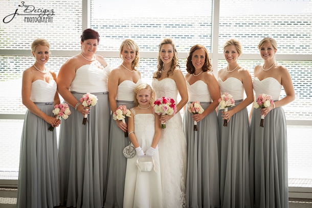 Two-tone Bridesmaid Dresses