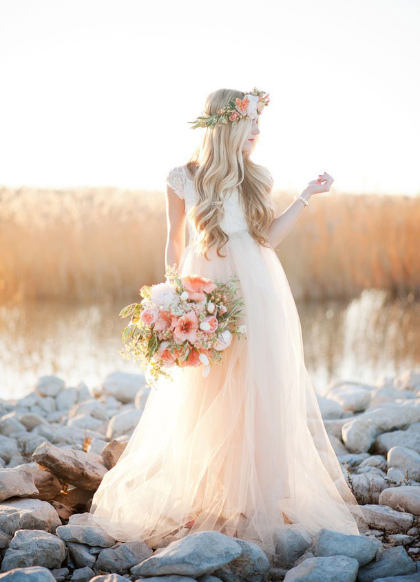 Свадебные Платья Нежных Цветов