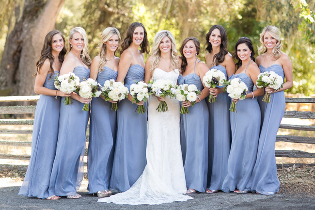 Periwinkle cheap bridesmaid dresses