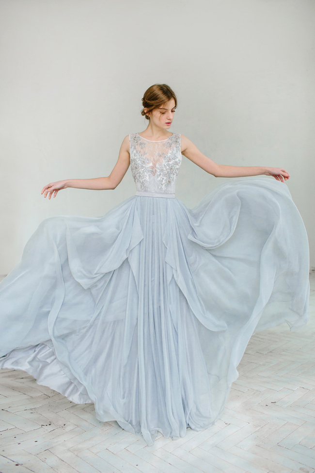 15 Breathtaking Blue Wedding Dresses from Etsy ...