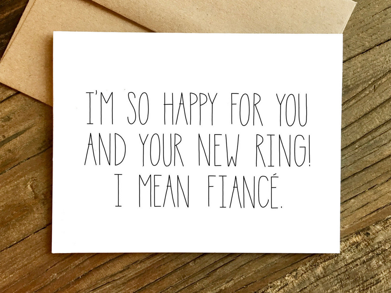 20 Fun And Sweet Engagement Cards From Etsy Southbound Bride 