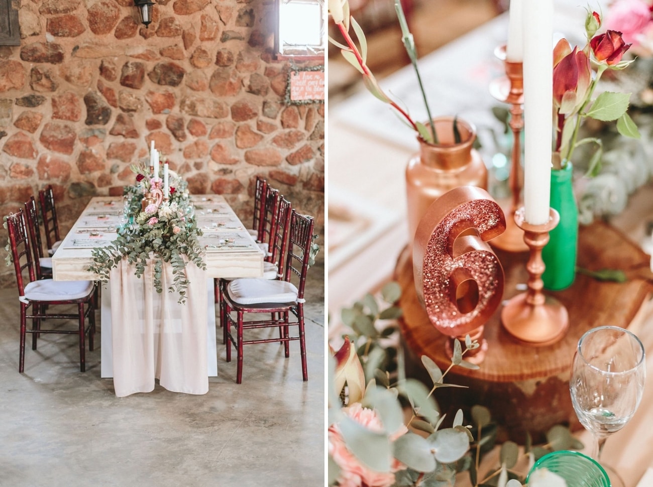 Rustic Rose Gold Wedding by Aline Photography | SouthBound Bride