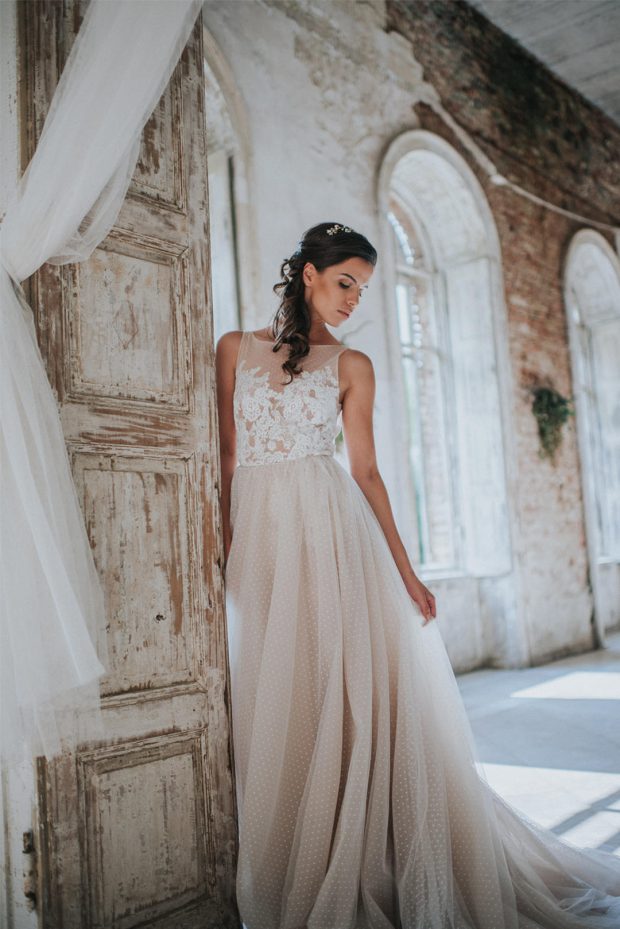 Chic Sheer Wedding Dresses From Etsy Southbound Bride