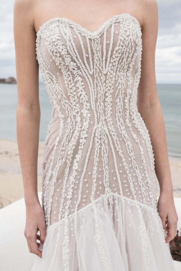 20 Chic Sheer Wedding Dresses From Etsy SouthBound Bride