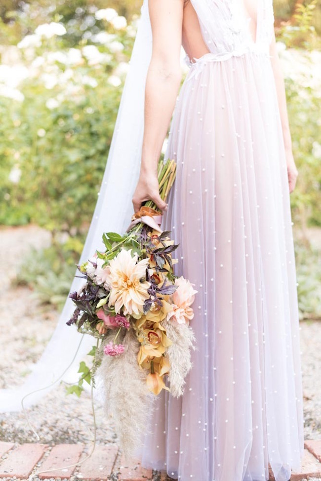 Ethereal Fall Bride | Image: Cara Faye Weddings
