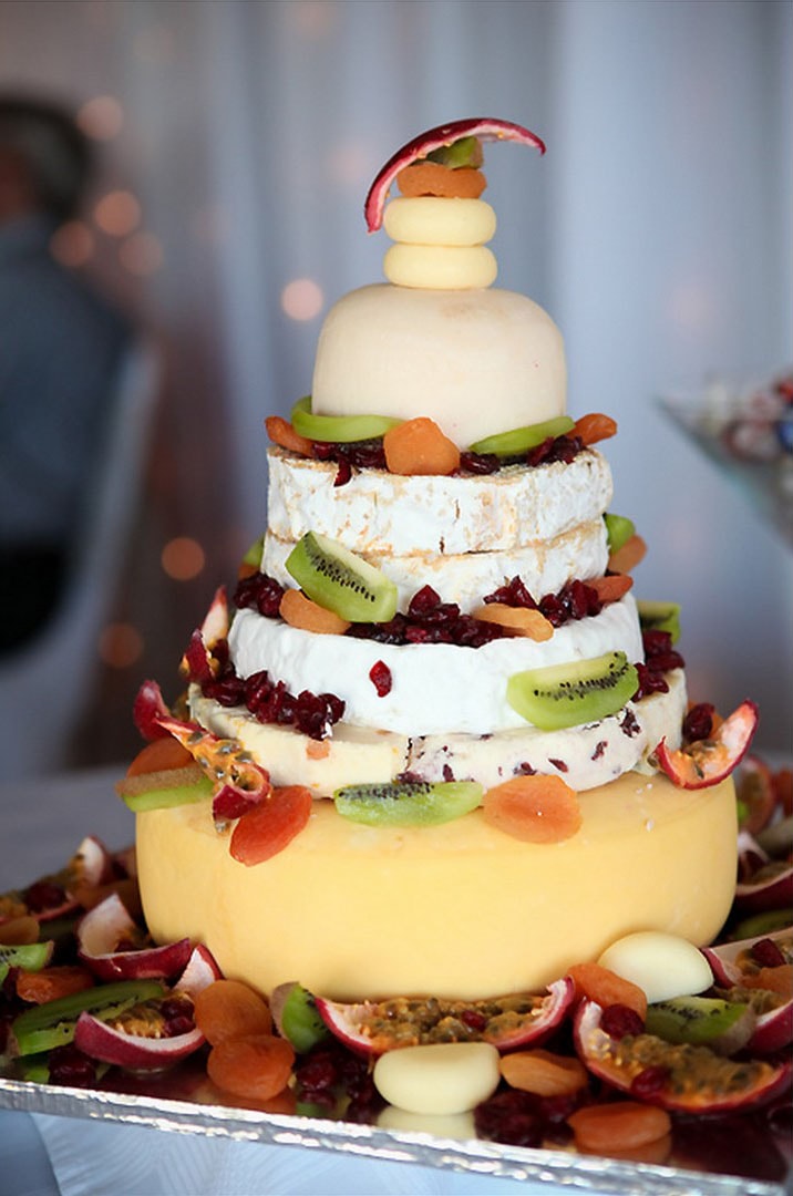 Cheese Wheel Wedding Cake