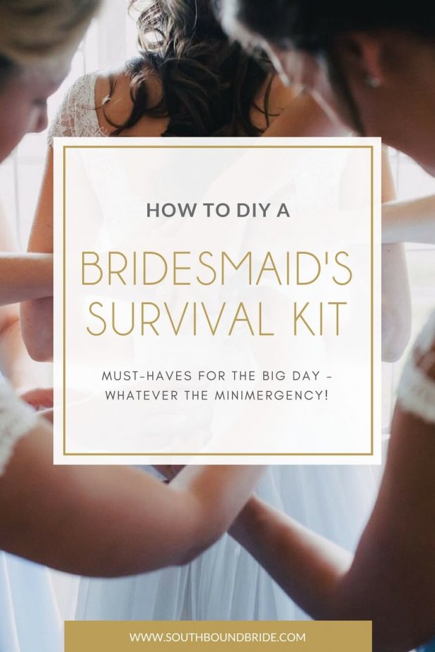 Bridesmaid Survival Kit SouthBound Bride