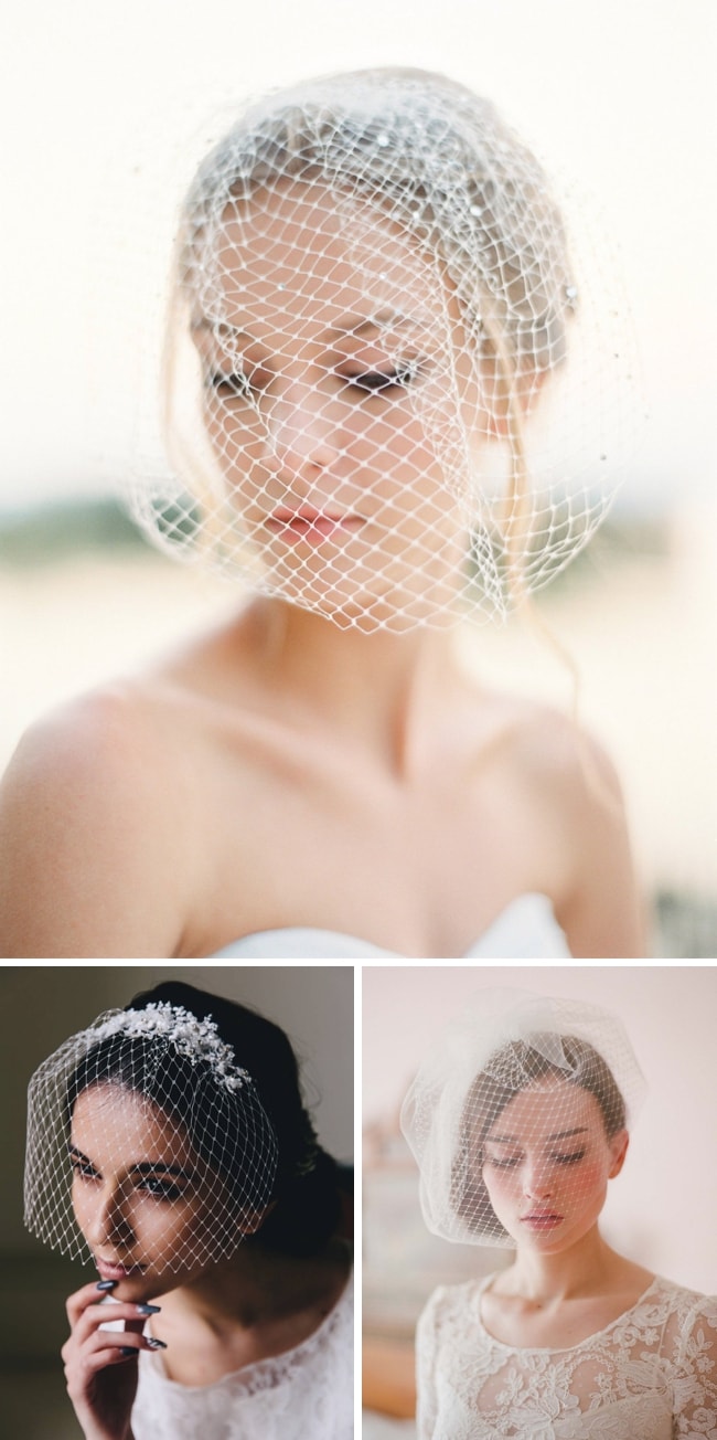 Double Layer Mini Birdcage Veil, Birdcage Veil, Tulle Birdcage