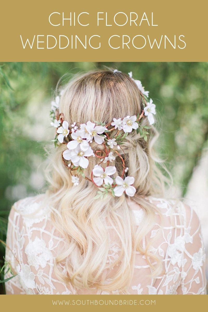 Floral Crowns for Boho Brides | SouthBound Bride
