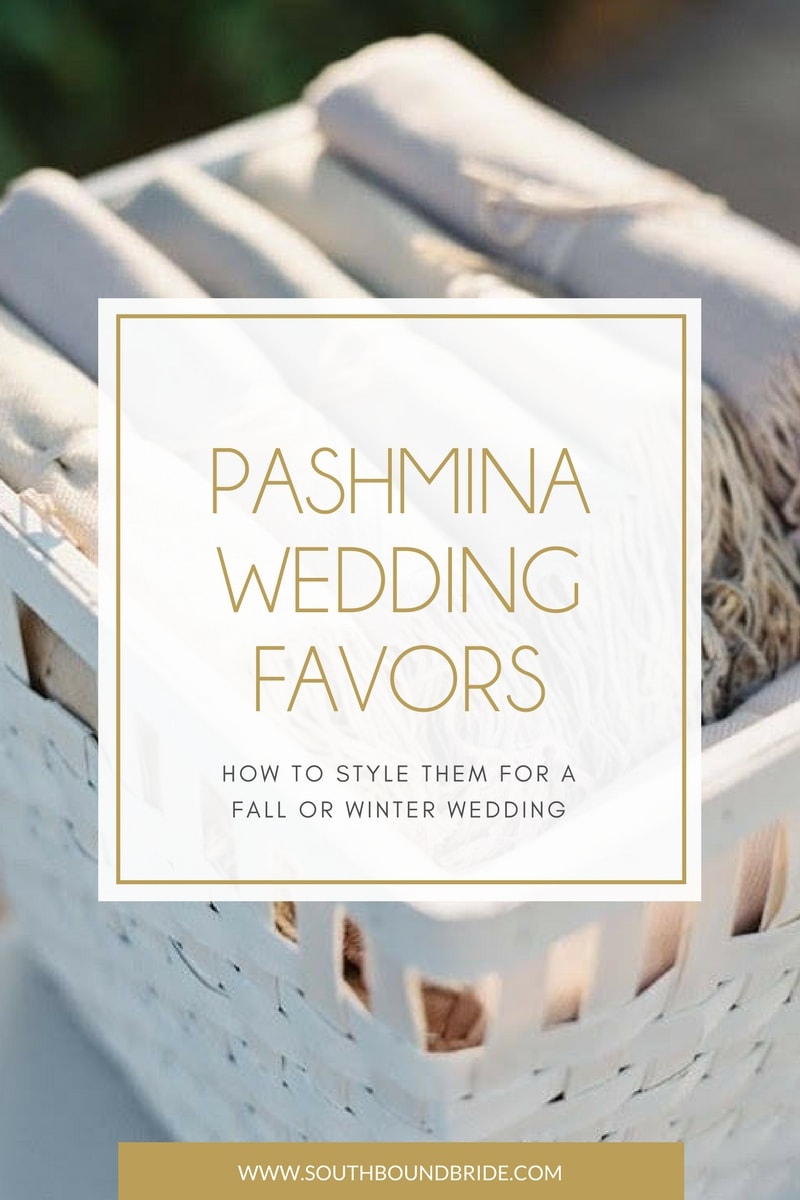 Pashmina Wedding Favors