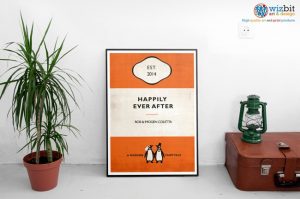 Literary Wedding Ideas Penguin Books Poster Wedding Gift