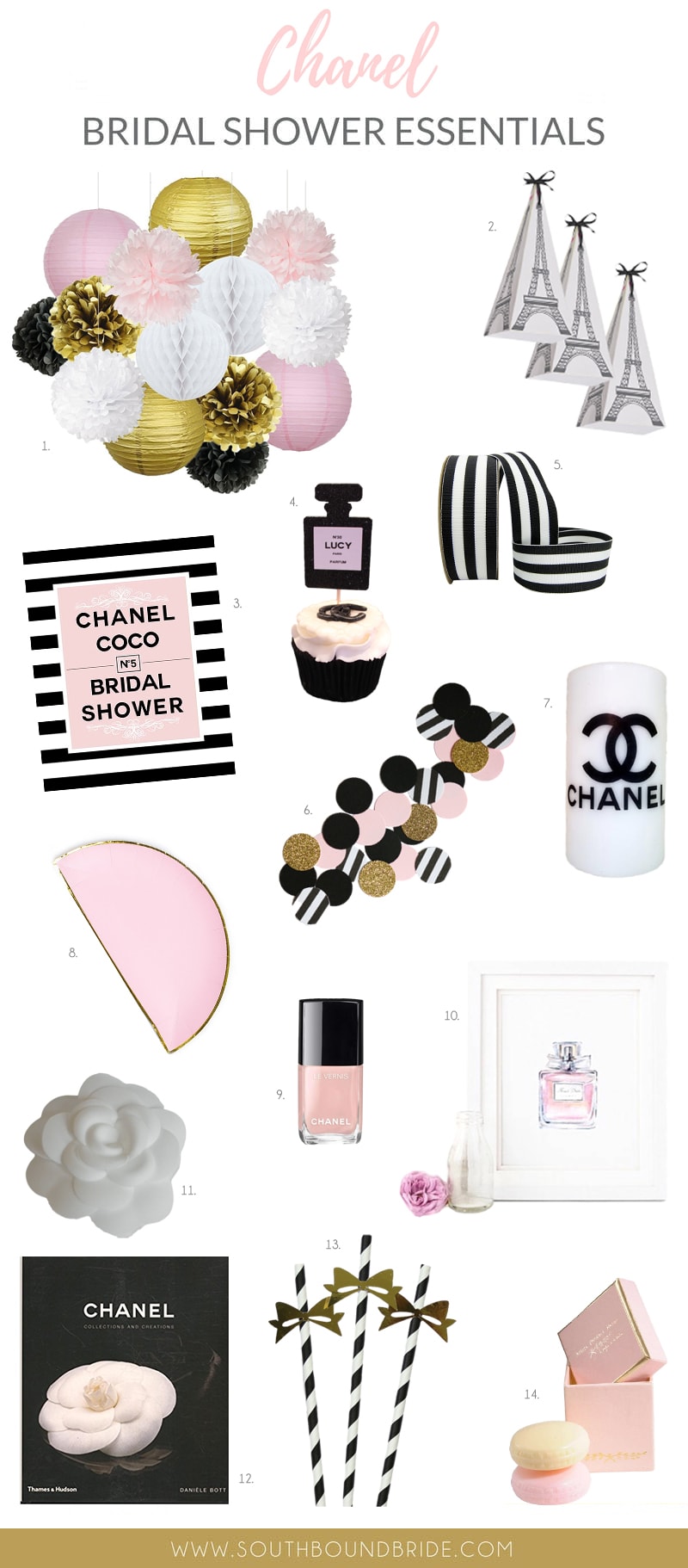 How to Throw a Chanel Themed Bridal Shower