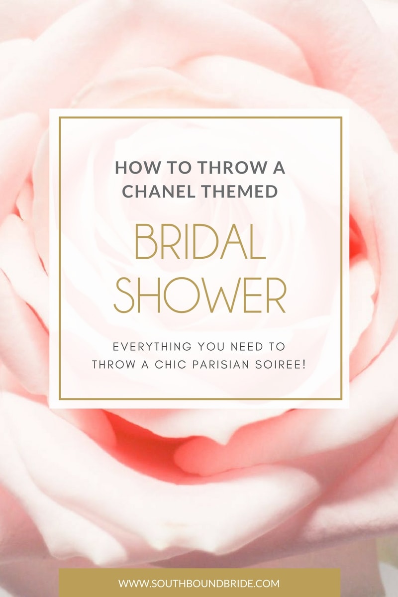 How to Throw a Chanel Themed Bridal Shower | SouthBound Bride