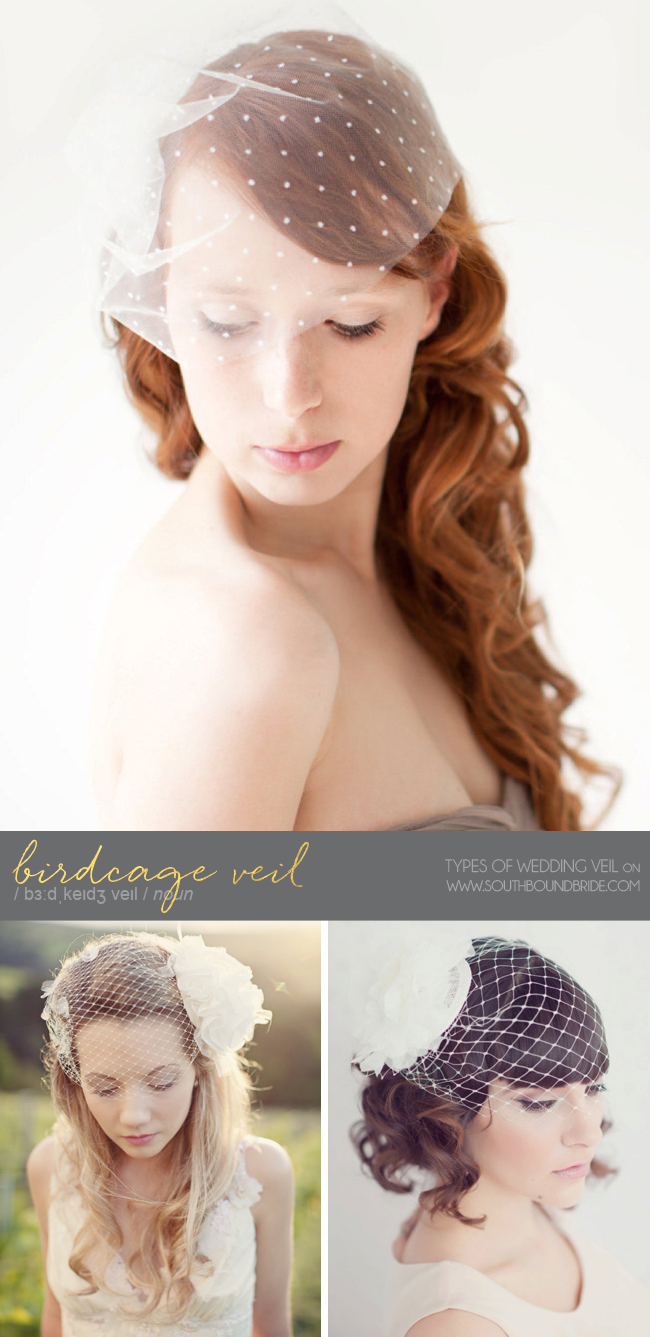 Birdcage Veils | Different Types of Wedding Veil | SouthBound Bride