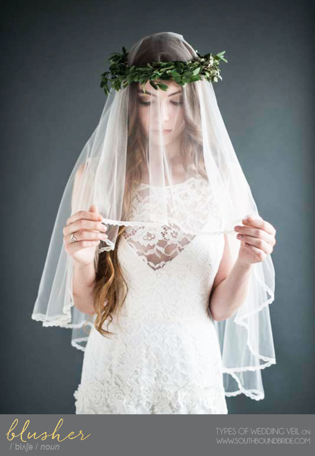 Blusher Veil | Different Types of Wedding Veil | SouthBound Bride