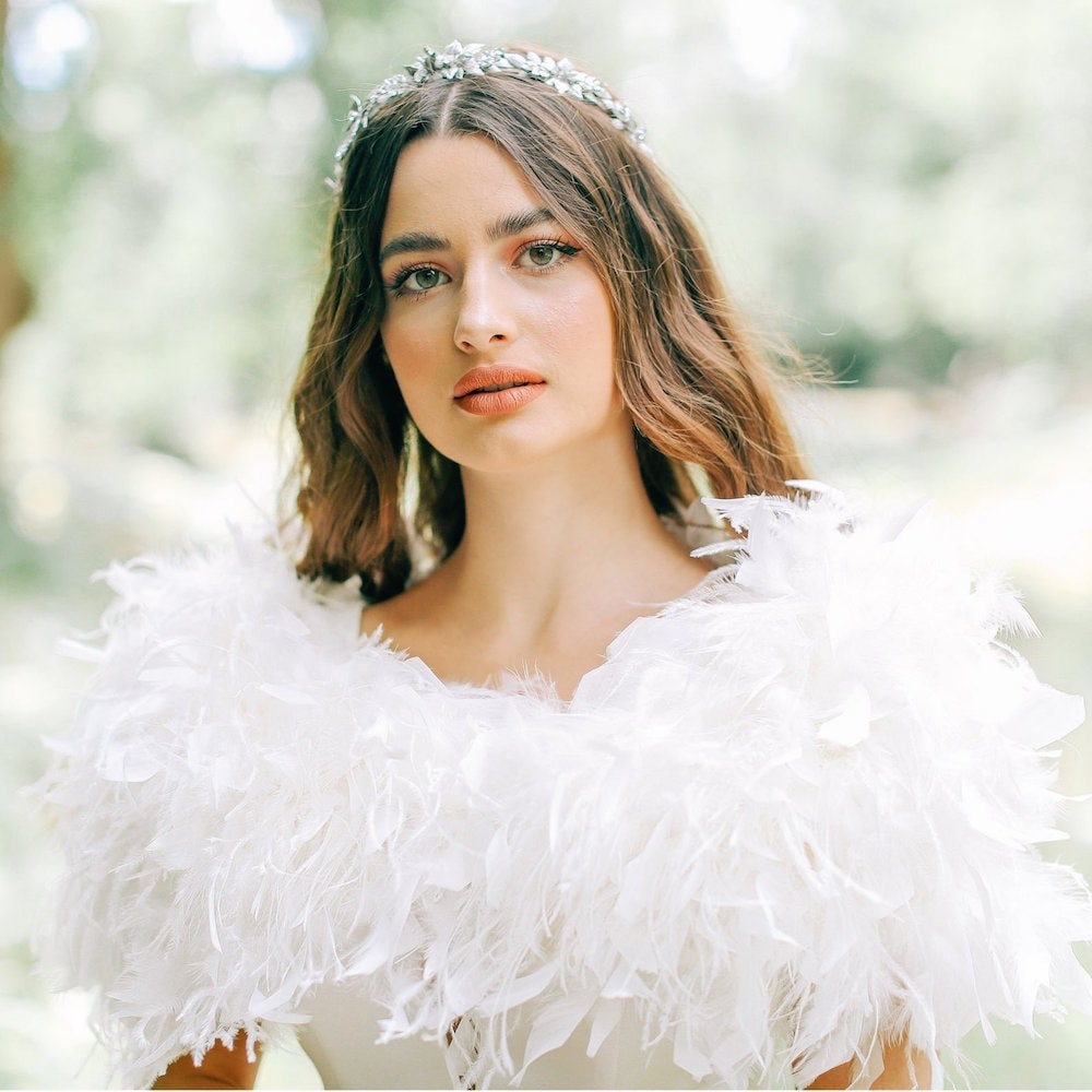 Feather Wedding Capes