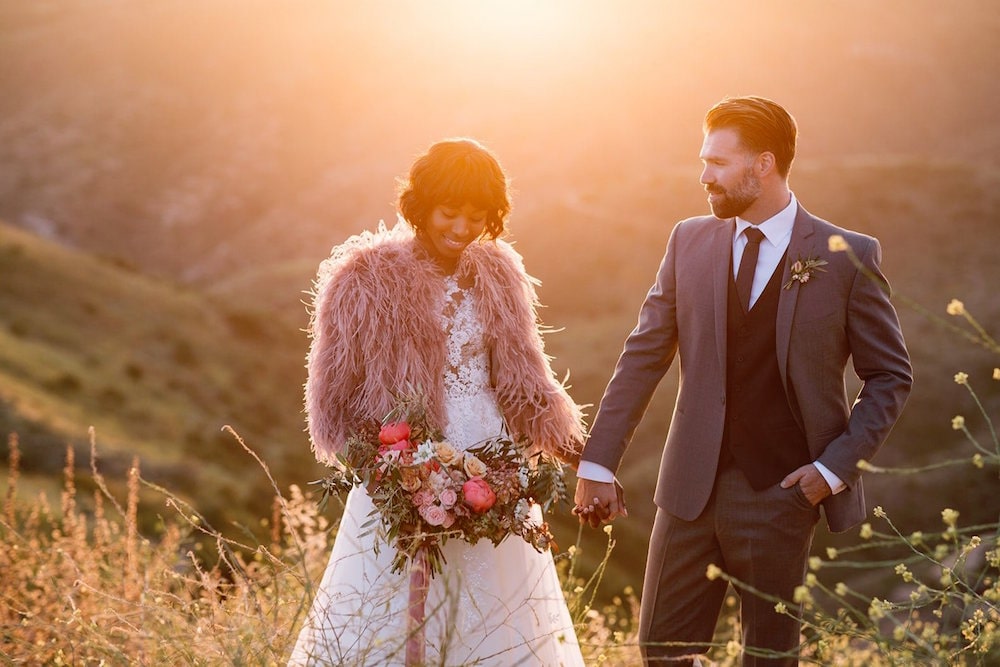 Feather Wedding Capes