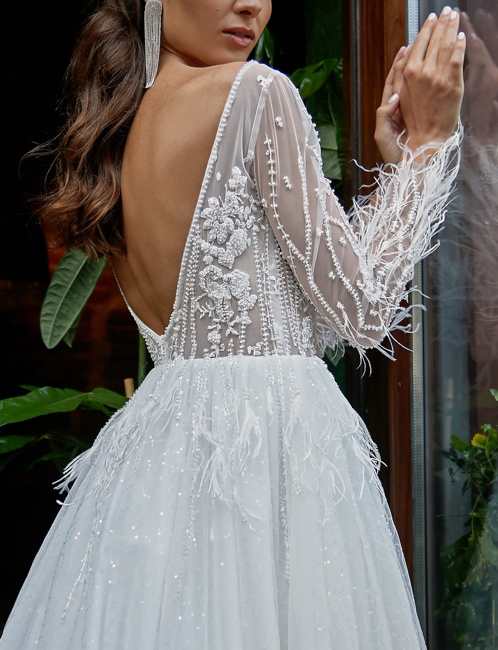 Feather Wedding Dresses