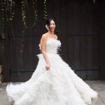 Feather Wedding Dresses & Feather Bridal Capes