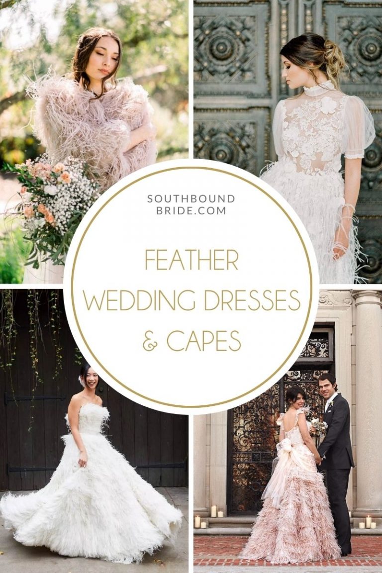 Feather Wedding Dresses And Feather Bridal Capes 2085