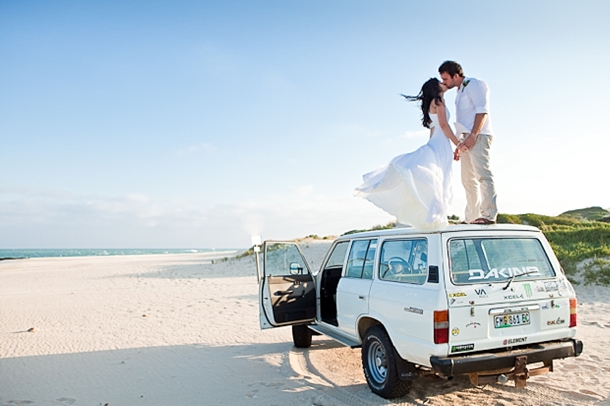 Rustic Beach Wedding in Jefferys Bay by Monica Dart