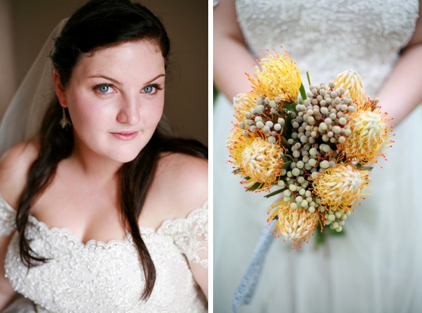 Pincushion Protea Bouquet | Image: As Sweet As Images