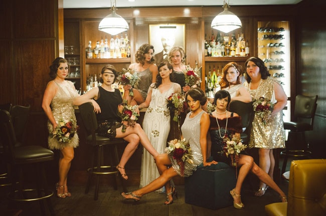 Gatsby themed bridesmaid clearance dresses