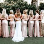 Glitter Bridesmaid Dresses