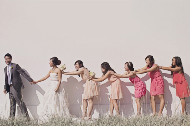 Ombre bridesmaids 2024