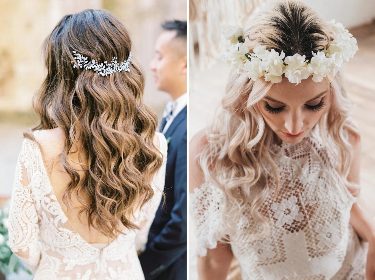 Bohemian Bridal Hairstyle Inspiration Southbound Bride 7895