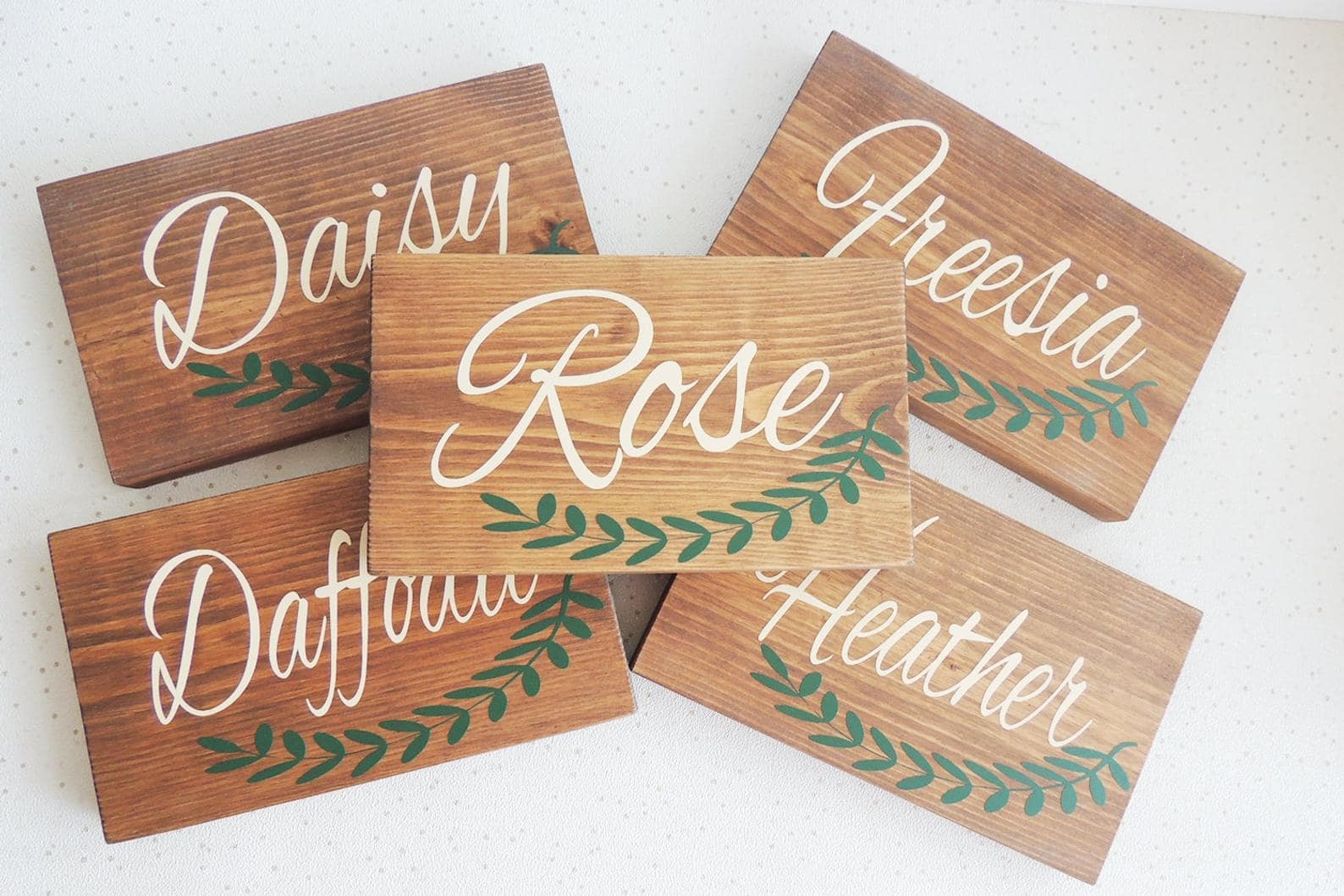 Unique Creative Wedding Table Name Signs from Etsy