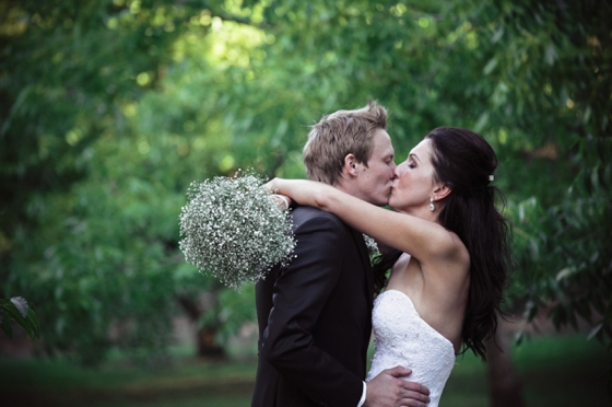 Beautiful Wedding Reception Under the Trees by Just Judy