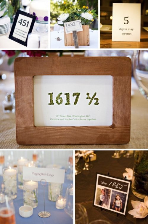 Unique Ideas for Wedding Table Names | SouthBound Bride