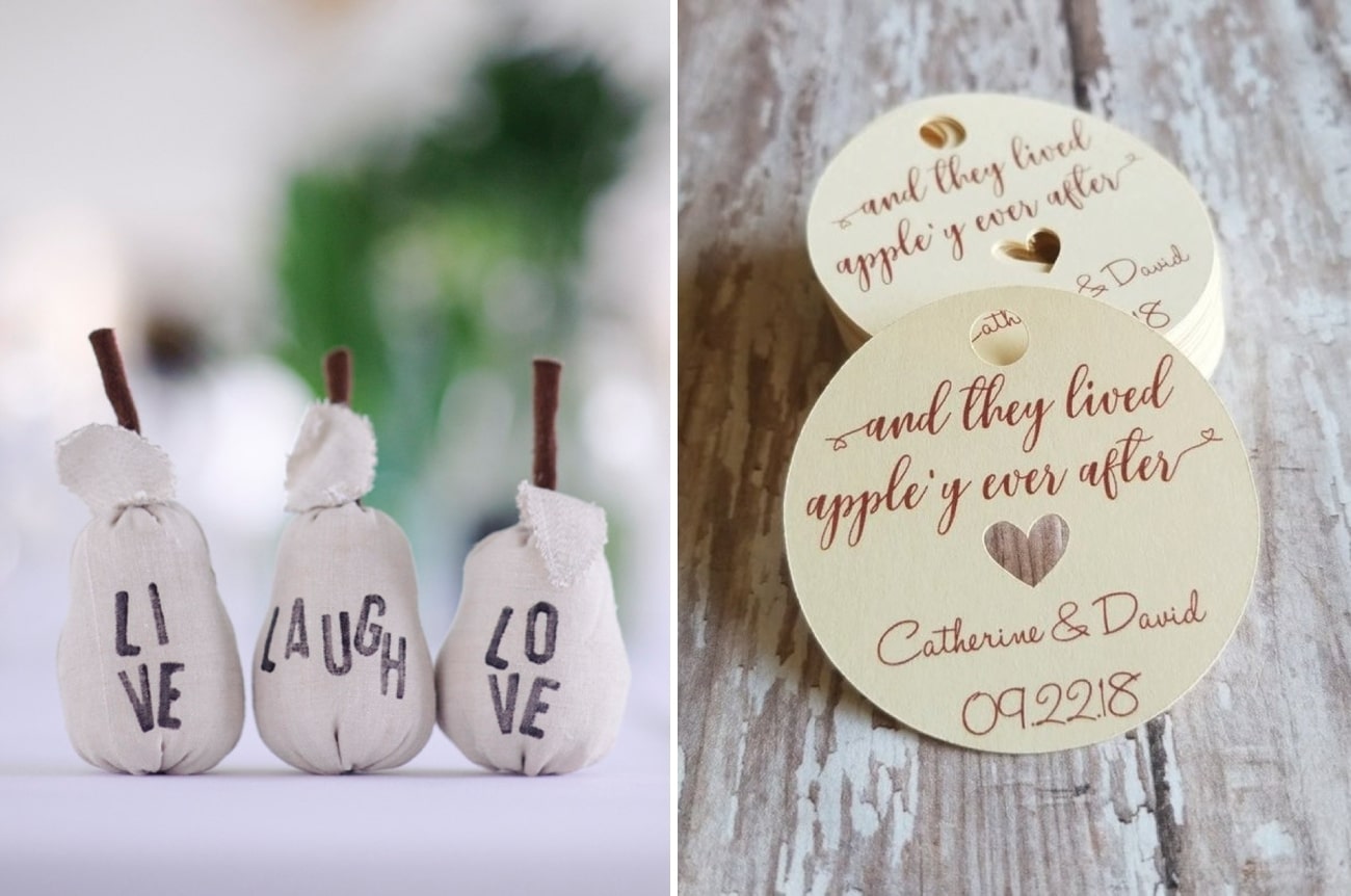 Winter Wedding Favour Ideas