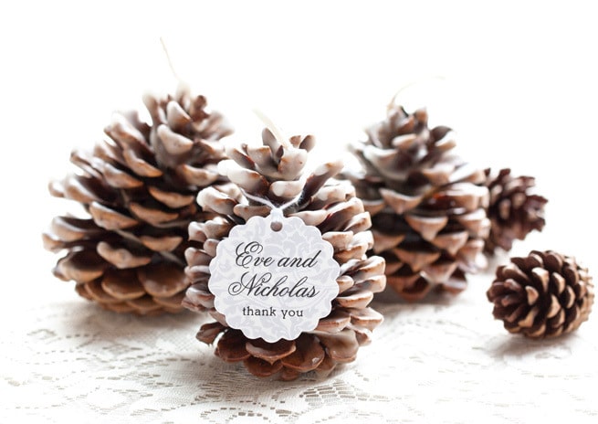 Winter Wedding Favour Ideas