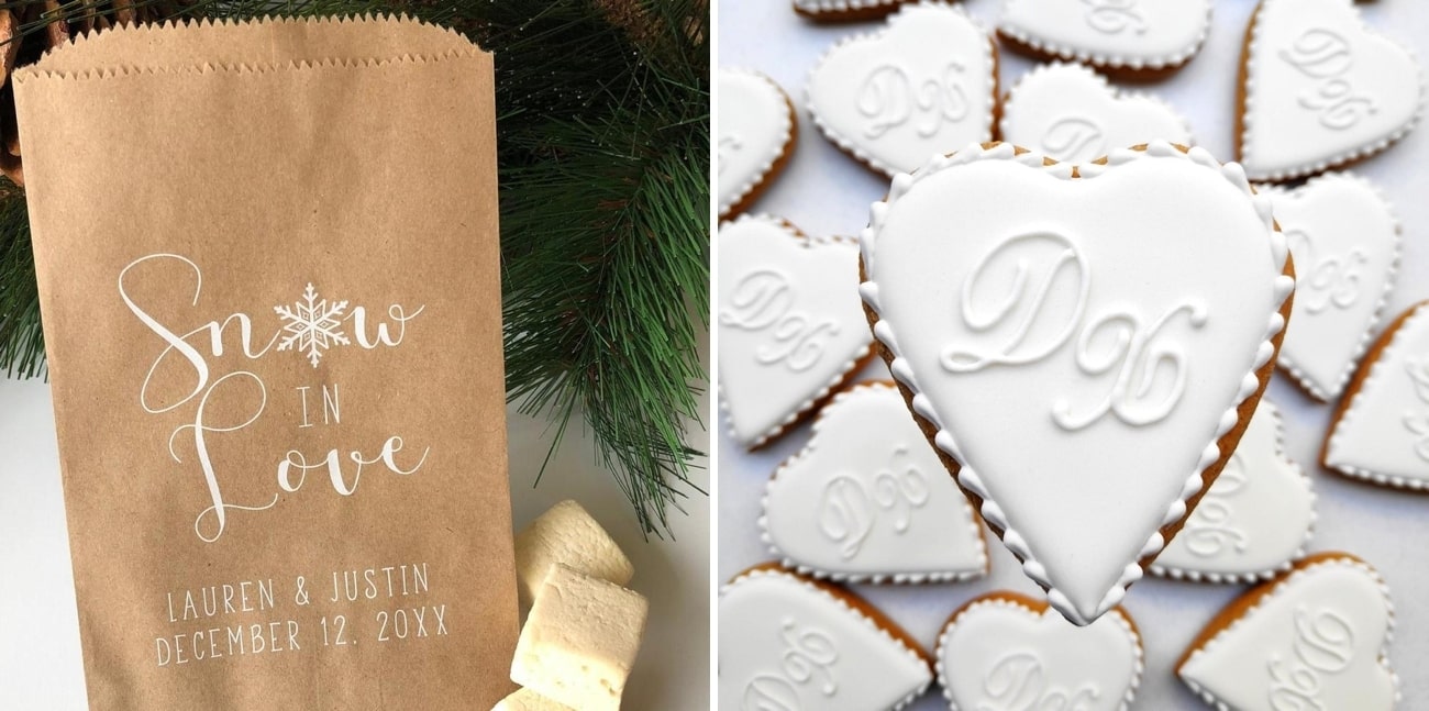 Winter Wedding Favour Ideas