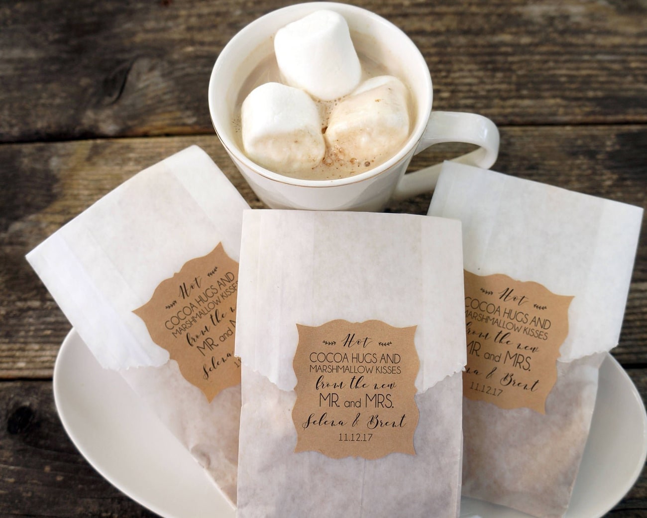 Winter Wedding Favour Ideas