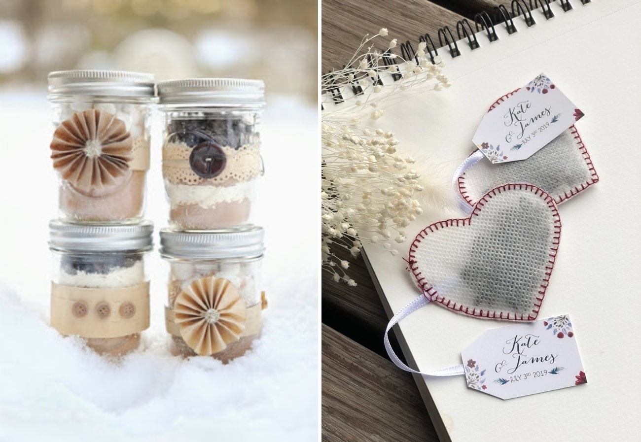 Winter Wedding Favour Ideas