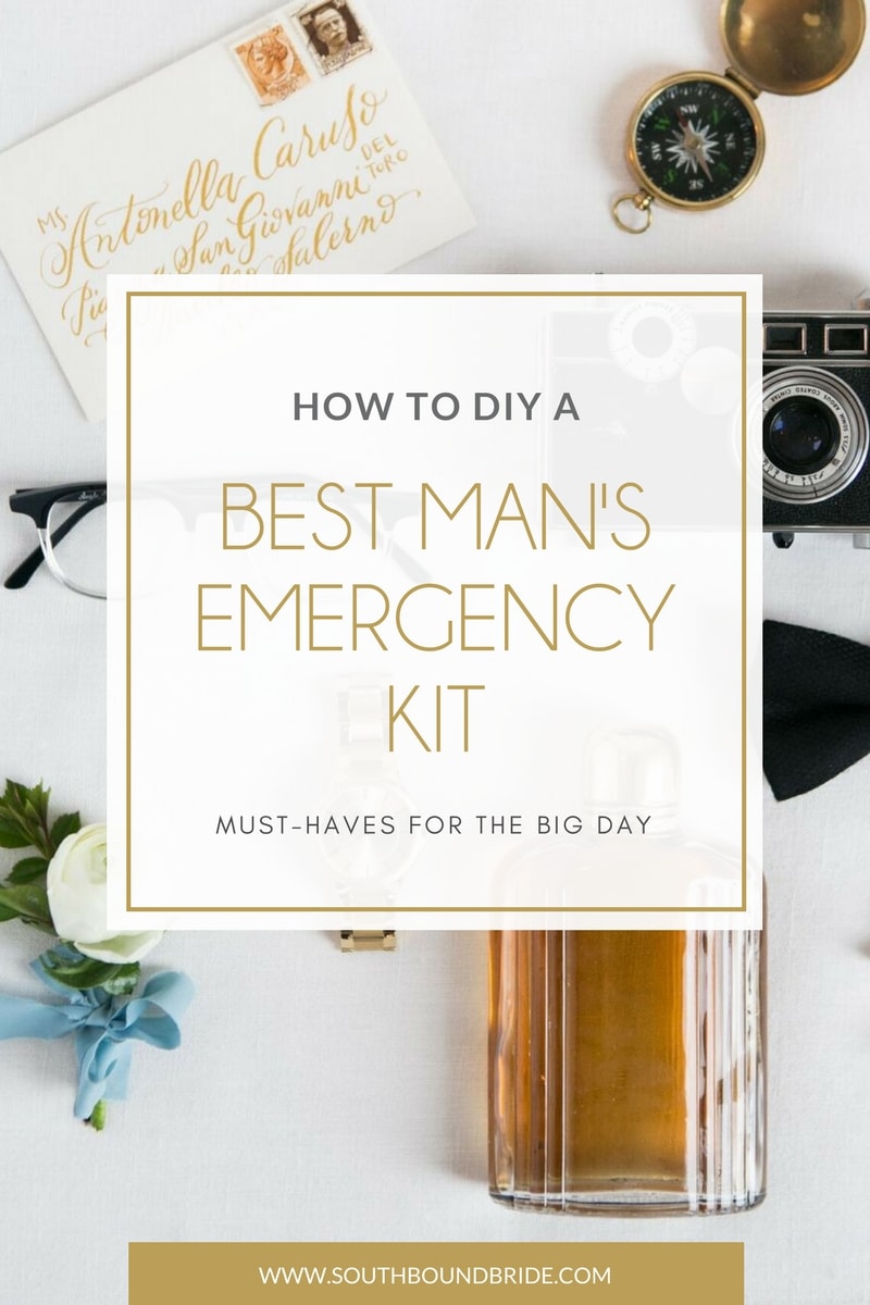 Wedding Day Survival Kit for Brides, Bridesmaids, Groom, Groomsmen Wedding Kit