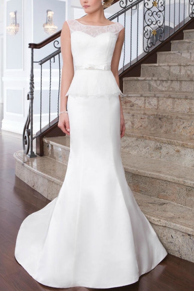 20 Peplum Wedding Dresses | SouthBound Bride
