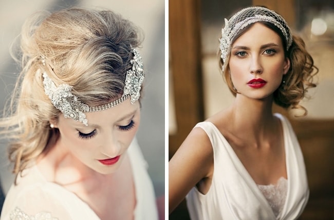 1920s Gatsby Glam Bridal Hair Inspiration Southbound Bride