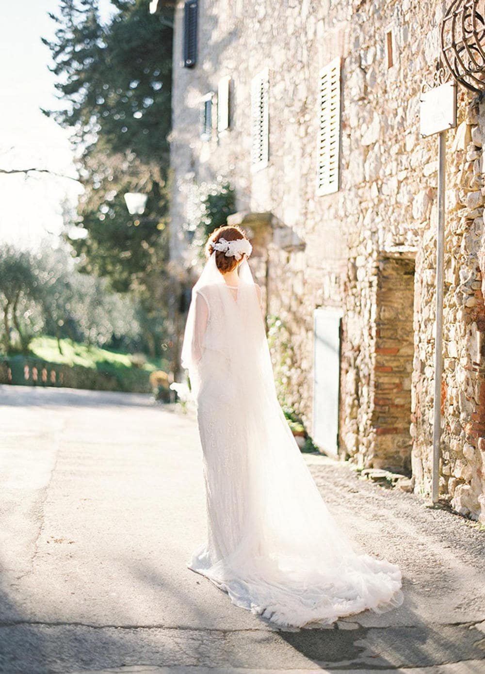 Cathedral Length Wedding Veil 1 Tier Lettuce Edge Made to 