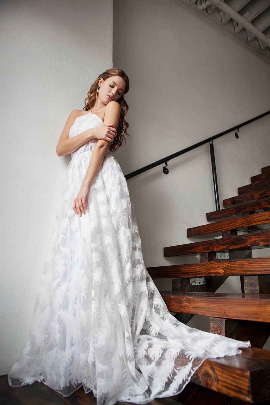 Wedding Dresses for an Inverted Triangle Body #lacelebrant