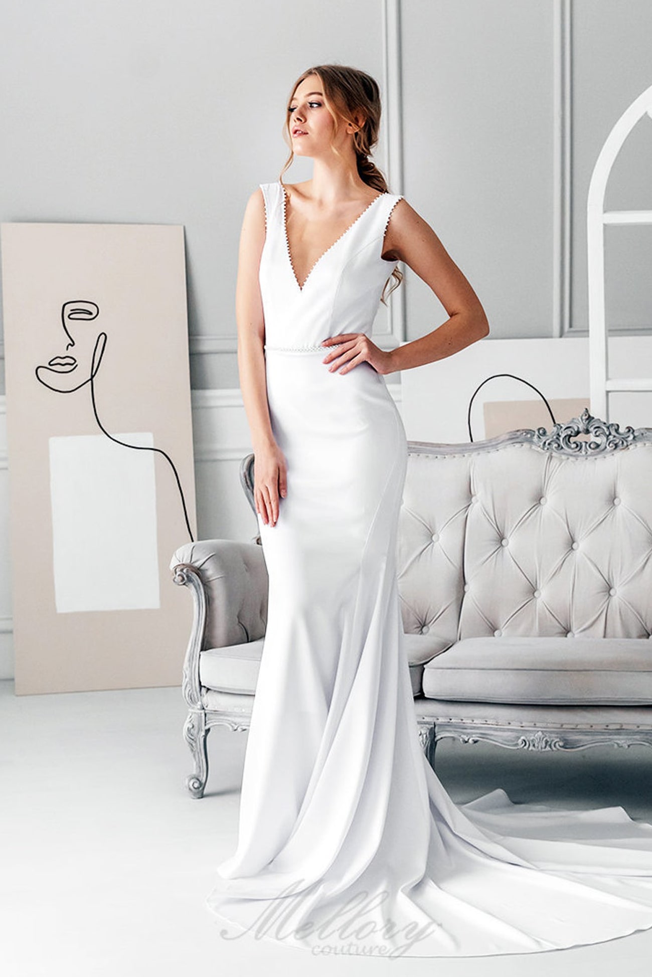 Wedding Dresses for an Inverted Triangle Body #lacelebrant