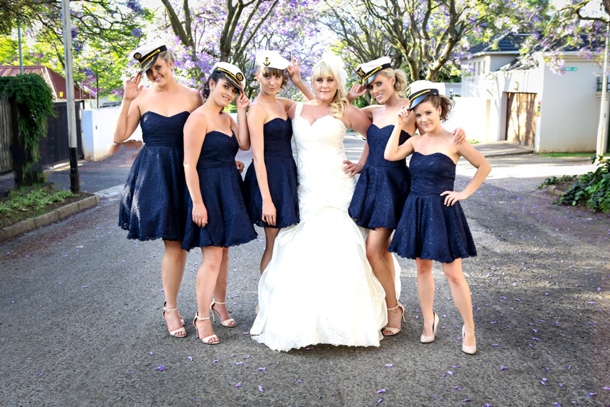 Nautical bridesmaid clearance dresses