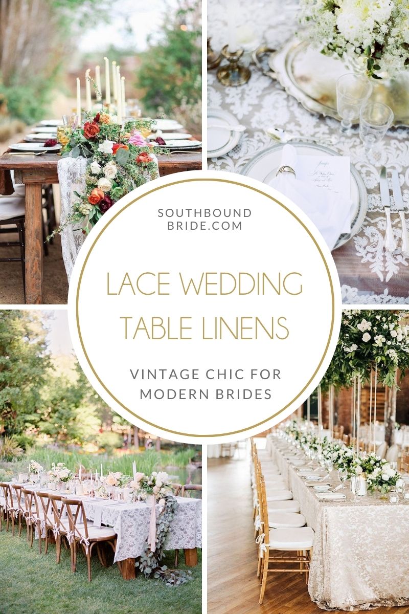 Lace Wedding Tablecloths & Table Runners | SouthBound Bride
