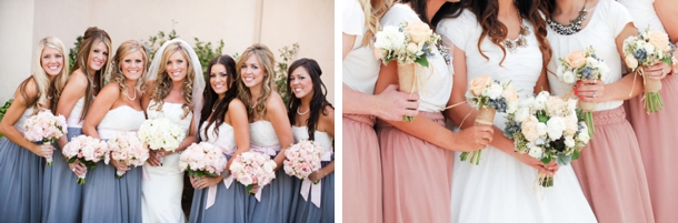 two tone bridesmaid dresses