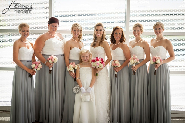 two tone bridesmaid dresses