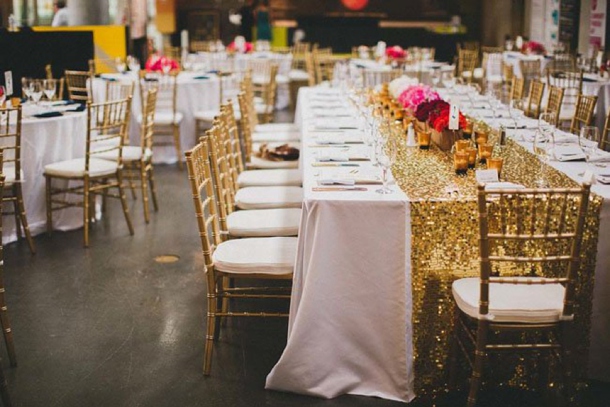 Sequin Table Linens