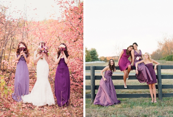 Earth toned outlet bridesmaid dresses